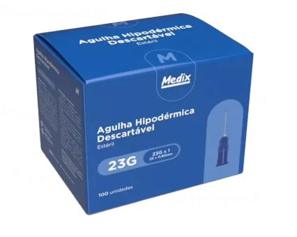 Agulha Hipodérmica 23G - 25x0,60mm
