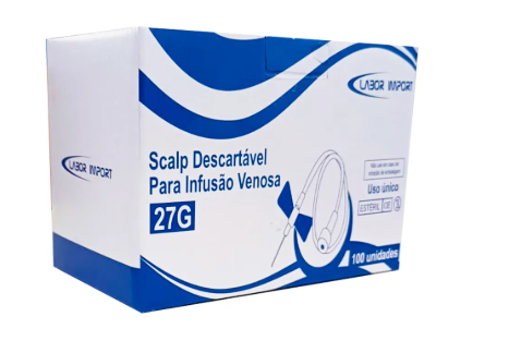 Scalp de Segurança para Infusão 27G - Labor Import