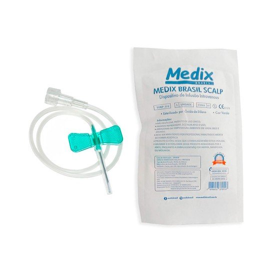 Scalp Polybag Luer Lock 23G - Medix