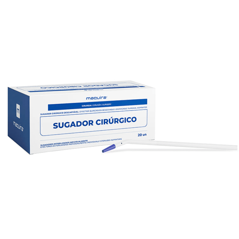 Sugador Cirúrgico Descartável Estéril - Maquira.
